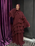 Ruffle Abaya